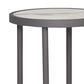 Ashley Ocean Beach Round End Table in Gray, , large