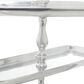 Novogratz 3-Tier Metal Rectangle Server in Silver, , large
