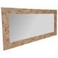 Howard Elliott Burled Rectangular Wall Mirror in Brown, , large