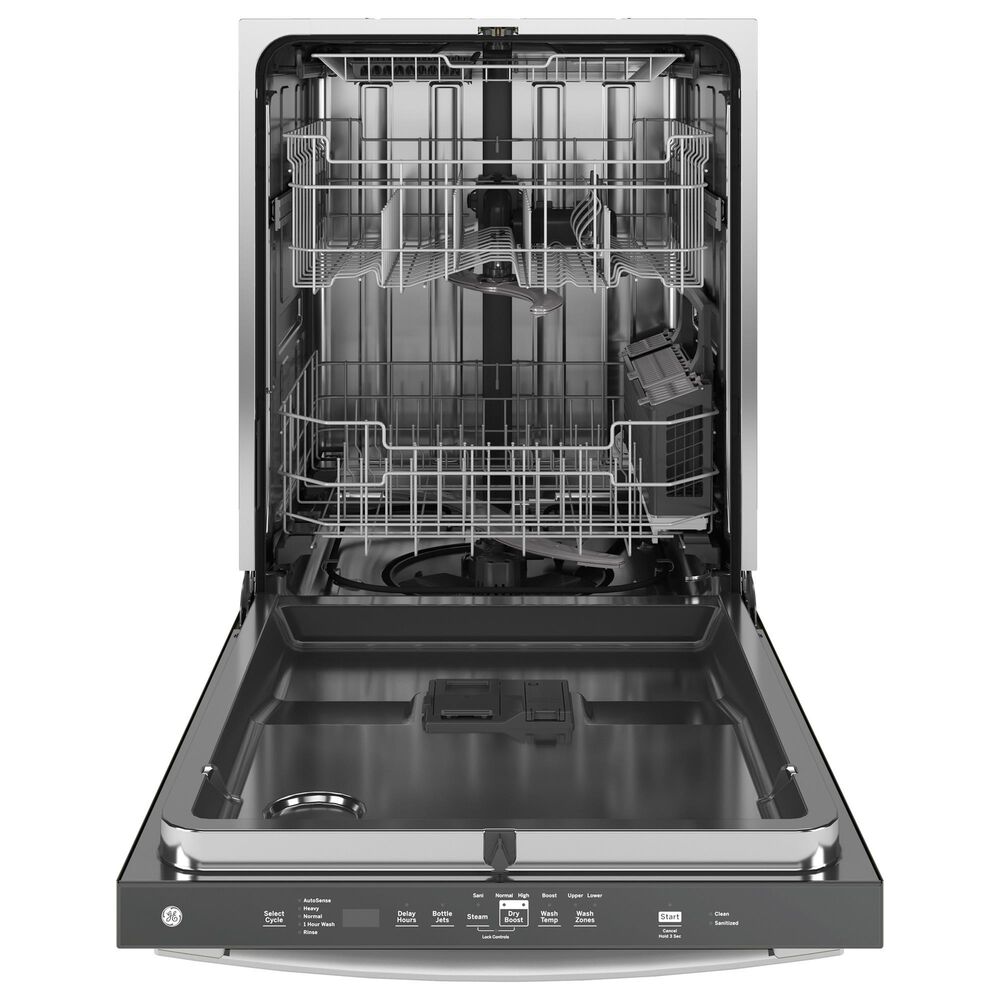 GE Appliances 24&quot; Built-In Bar Handle Dishwasher with 45 dBA Quiet Package in White, , large