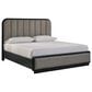 Millenium Rowanbeck King Upholstered Panel Bed in Black Finish, , large