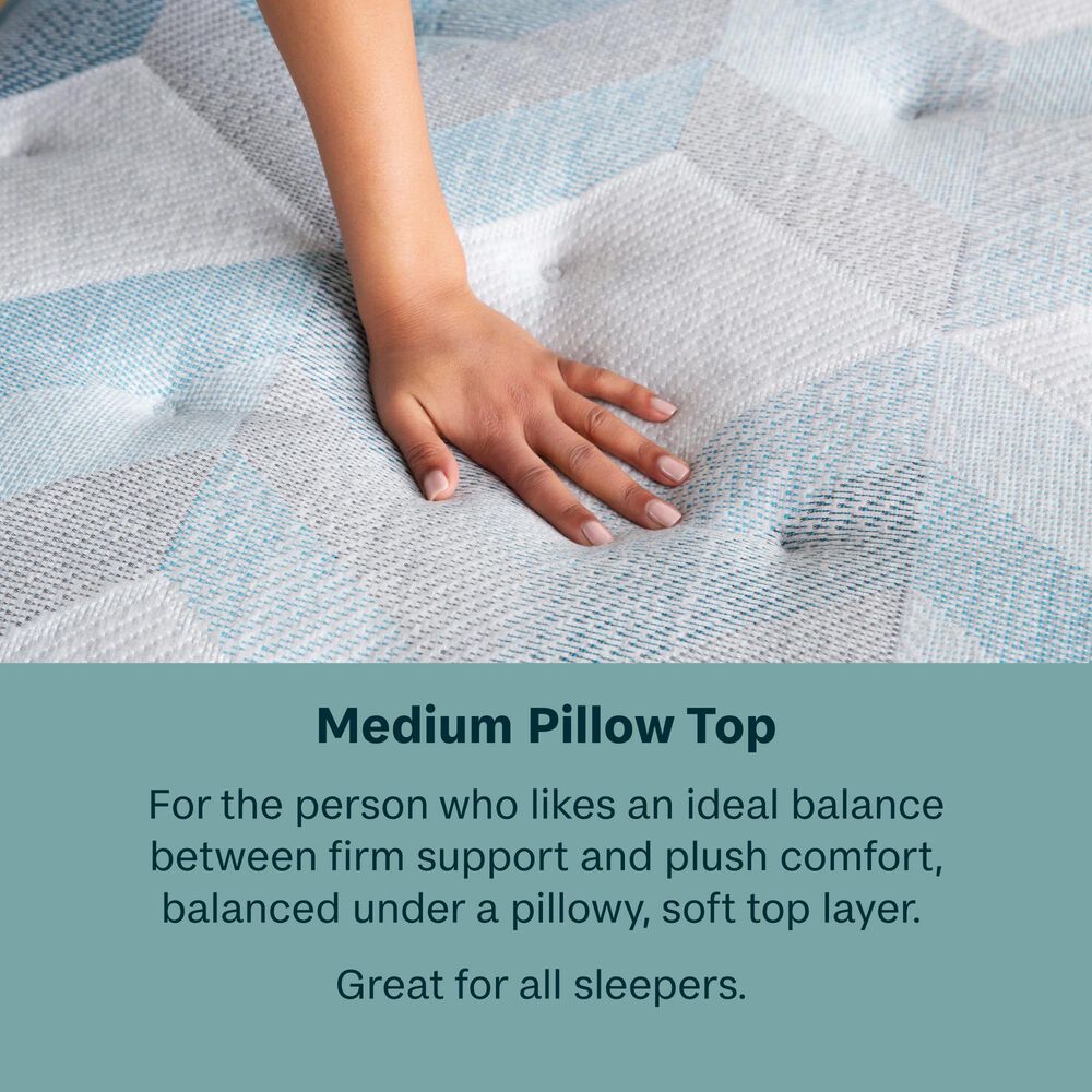 BeautySleep Essential Sleep 12.25&quot; Medium Pillow Top King Mattress, , large