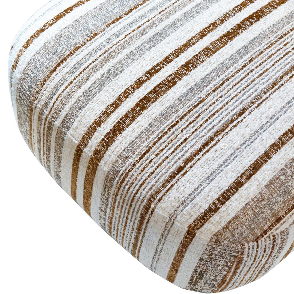 Furniture of America Carson Accent Chair in Malted Linen Stripe, , large