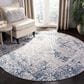 Safavieh Invista INV465F 6"7" Round Grey and Ivory Area Rug, , large