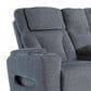 Ashley Forest Lake Power Reclining Loveseat in Steel, , large