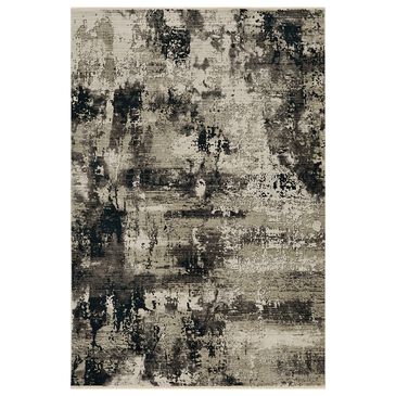 Kas Oriental Rugs Karina Moda 3"11" x 5"5" Ivory and Charcoal Area Rug, , large