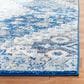 Safavieh Madison MAD616N 5"1" x 7"6" Navy and Creme Area Rug, , large