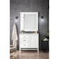 James Martin Vanities Addison 36" Single Bathroom Vanity in Glossy White with 3 cm Eternal Jasmine Pearl Quartz Top and Rectangular Sink, , large