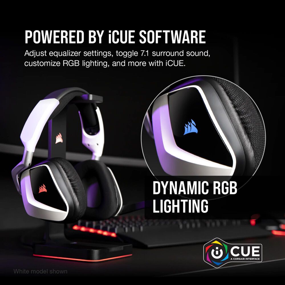 Corsair RGB Elite Wireless Premium Gaming Headset with 7.1 Surround in Carbon | NFM