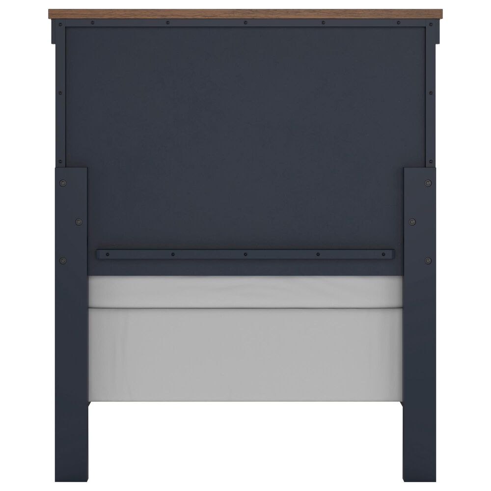Ashley Landocken 5-Piece Twin Bedroom Set in Brown and Blue, , large