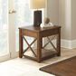 Steve Silver Leon End Table in Mocha and Silver, , large