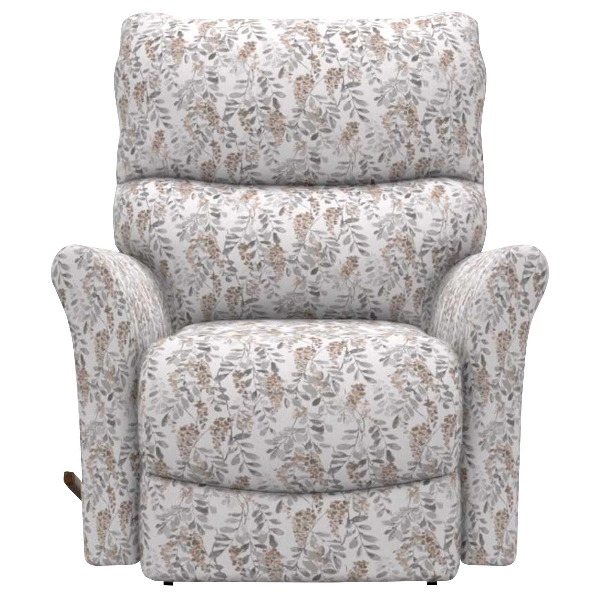 Gray patterned recliner sales