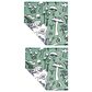 MuKitchen Vibe Dish Cloth in Mushroom Medley and White (Set of 2), , large