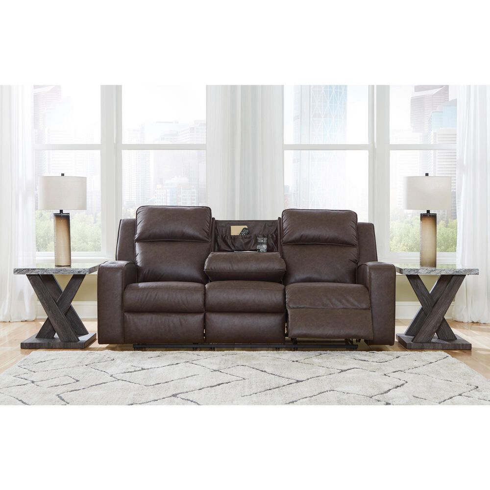Ashley Lavenhorne 2-Piece Manual Reclining Living Room Set in Umber, , large