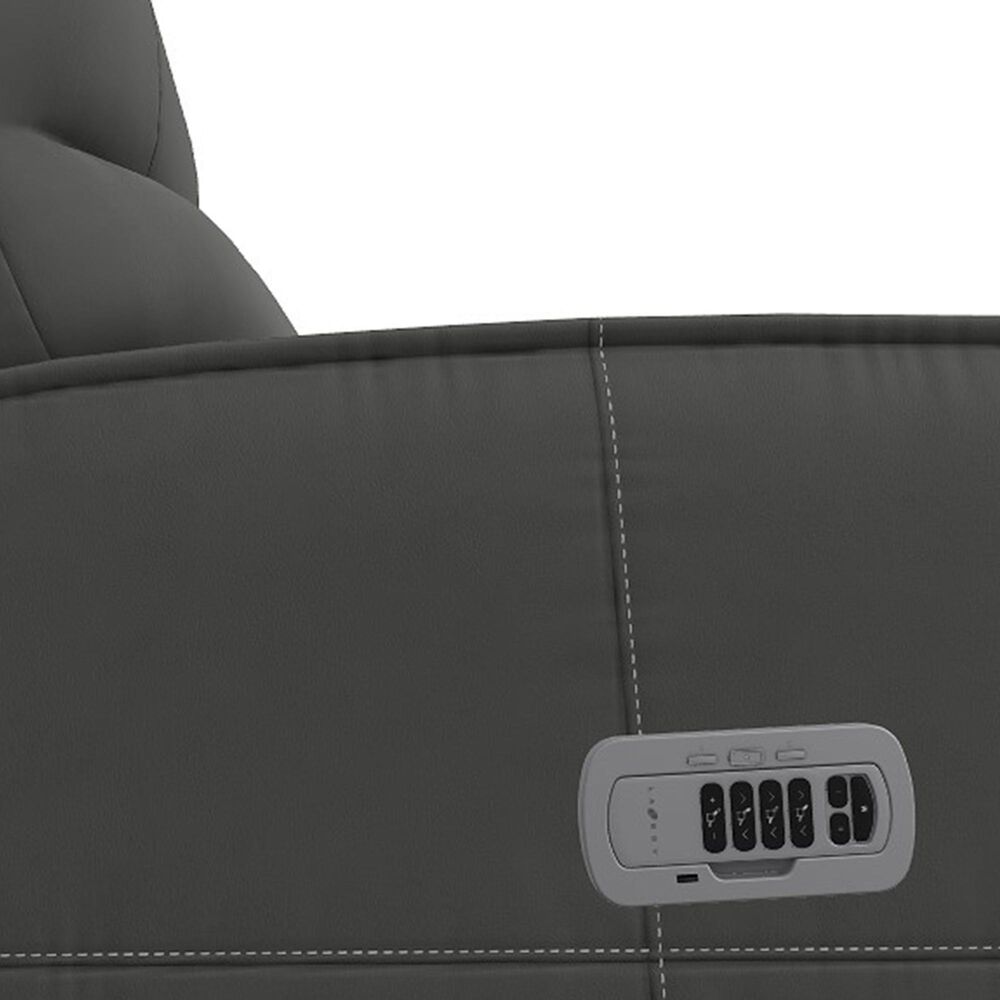 La-Z-Boy Maddox Power Rocker Recliner with Headrest and Lumbar in Slate, , large