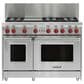 Wolf 48" 6 Burner Gas Range with Griddle, , large