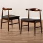Baxton Studio Eira Side Chair in Dark Walnut (Set of 2), , large