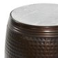 Uma Enterprises 19" Industrial Accent Table in Brown, , large