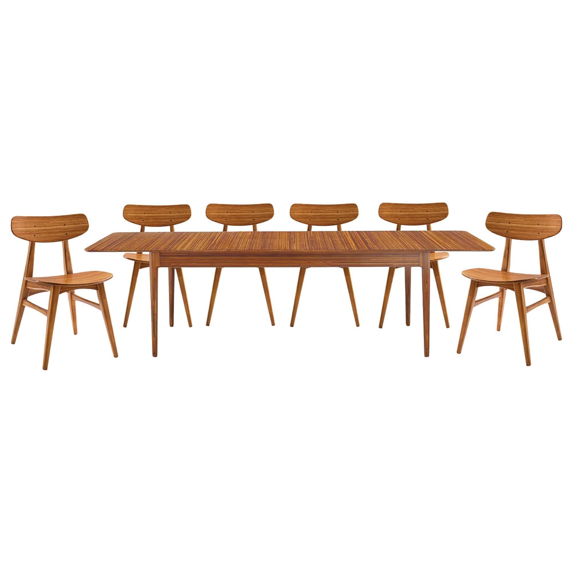 Bamboo dining online table set price