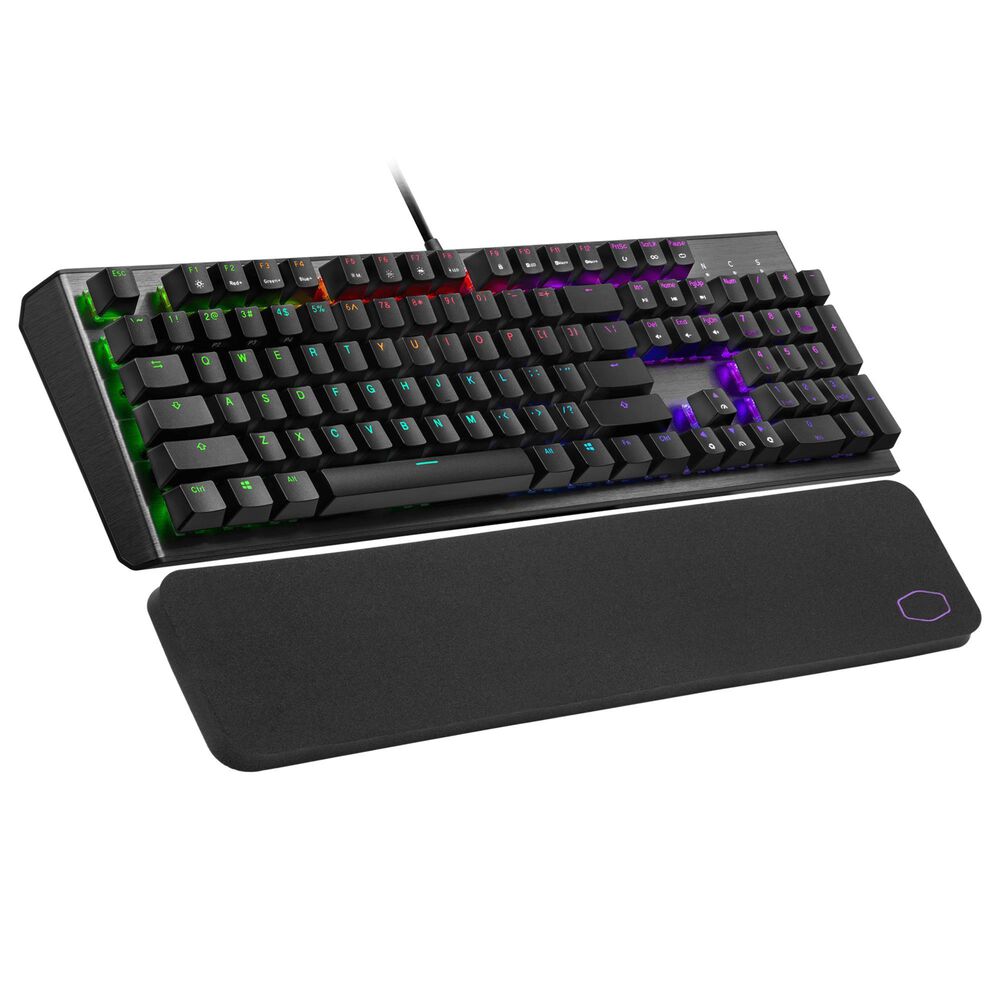 Cooler Master Cooler Master CK550 V2 Gaming Mechanical Keyboard Blue Switch with RGB Backlighting, On-The-Fly Controls, and Hybrid Key Rollover, , large
