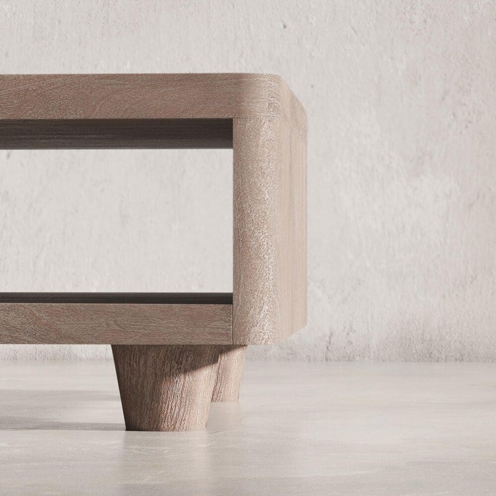 Waltham Origins Storage Cocktail Table in Washed Sand, , large