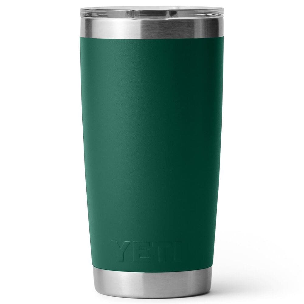 YETI Rambler 20 Oz Tumbler with MagSlider in Black Forest Green, , large