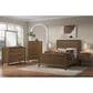 Sterling Timber Elure 4 Piece Twin Panel Bedroom Set in Latte, , large