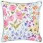 J. Queen New York Jules 18" Square Quilted Throw Pillow in Turquoise, , large