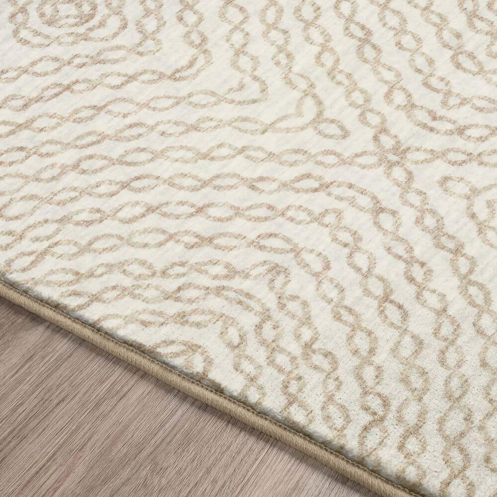 Dalyn Rug Company Brisbane Geometric 5&#39; x 7&#39;6&quot; Ivory Area Rug, , large