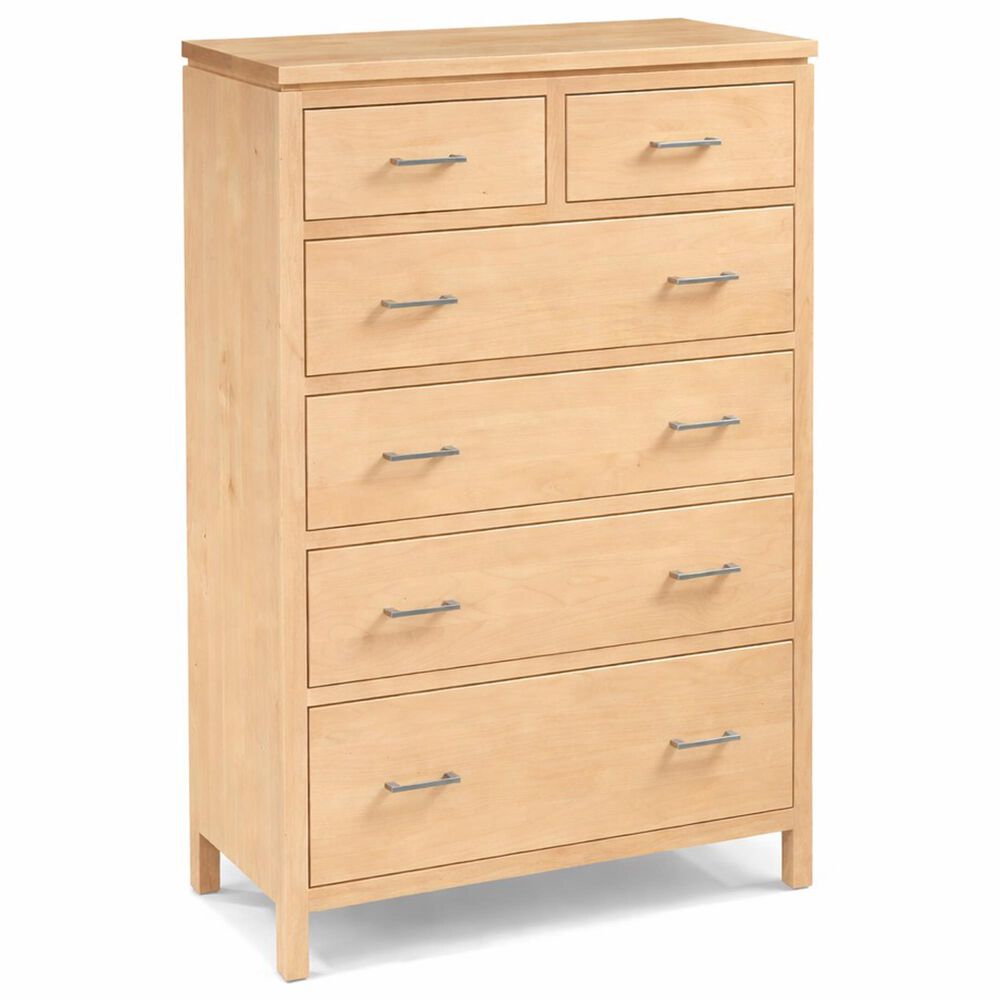 Archbold Furniture 2 West 6 Drawer Chest in Oat, , large