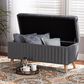 Baxton Studio Hanley Storage Ottoman in Grey, , large