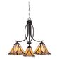 Quoizel Asheville 3 Light Dinette Chandelier in Valiant Bronze, , large