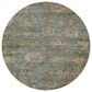 Dalyn Rug Company Aristo AR7 Teal 8" Round Area Rug, , large
