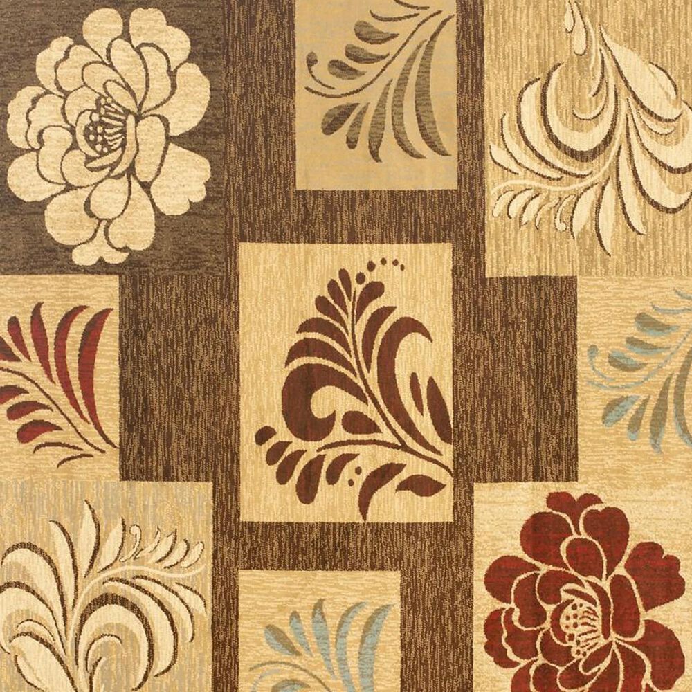 Safavieh Lyndhurst LNH554 8&#39; x 11&#39; Brown and Multicolor Area Rug, , large