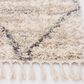 Central Oriental Castle Finley 5" x 7"3" Cream and Beige Area Rug, , large