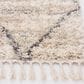 Central Oriental Castle Finley 5" x 7"3" Cream and Beige Area Rug, , large