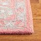 Safavieh Micro-Loop Oriental 5" x 8" Pink and Ivory Area Rug, , large
