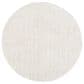 Safavieh Venus Shag 5"3" Round Ivory Area Rug, , large