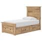 Ashley Makidern 2-Piece Twin Storage Bedroom Set with Five Drawers in Natural Brown, , large