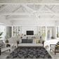 Dalyn Rug Company Seabreeze SZ4 5" x 7"6" Black Area Rug, , large