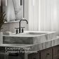 Kohler Purist Widespread Bathroom Sink Faucet with Cross Handles and High Gooseneck Spout in Matte Black, , large