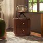 Jennifer Taylor Home Valentine Side Table in Dark Walnut, , large