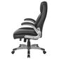 Valor Living Executive Chair with Black Upholstery in Titanium, , large