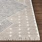 Surya Bursa 2" x 3" Gray, Charcoal and Cream Area Rug, , large