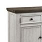 Ashley Havalance 74" TV Stand in Distressed Weathered Gray and Vintage White, , large