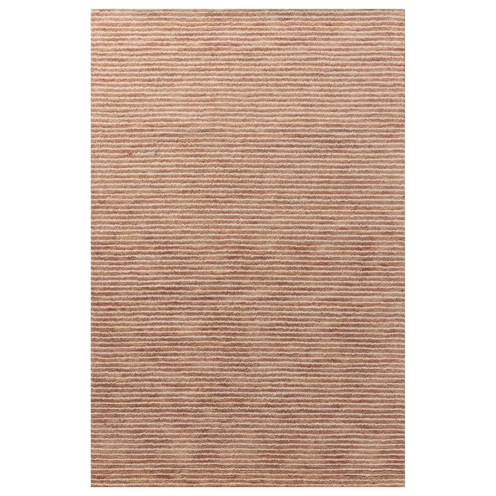Loloi Sunday Terracotta and Ivory 5" x 7"6" Area Rug, , large