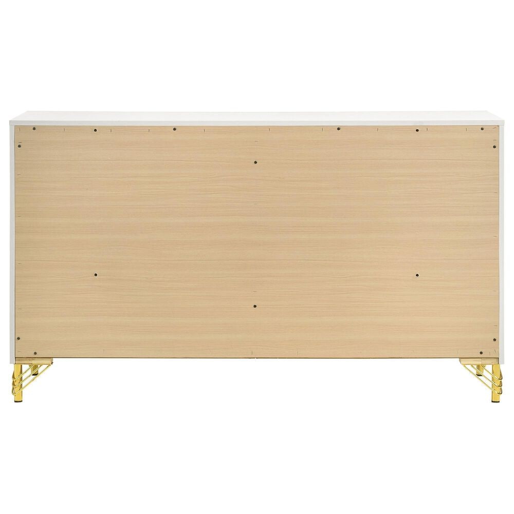 Pacific Landing Lucia 4-Piece King Bedroom Set in Beige, , large