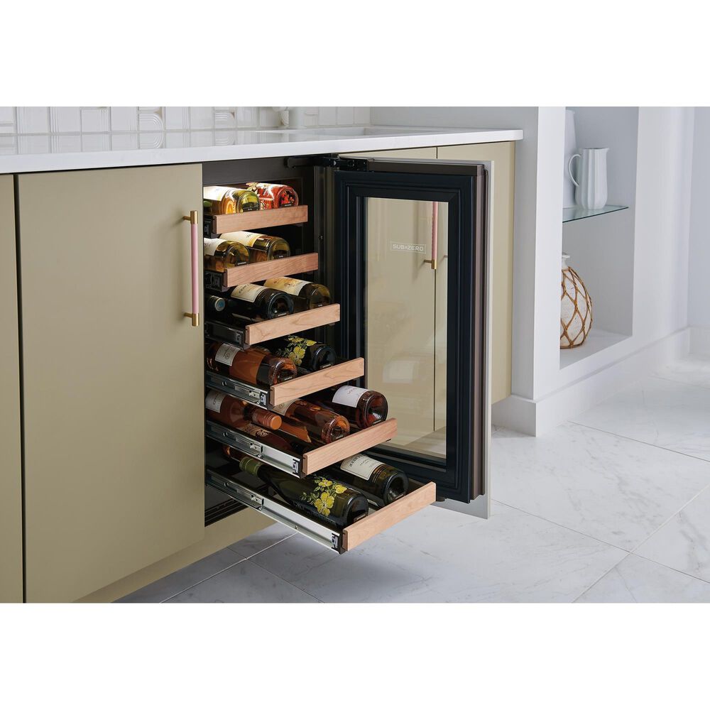 Sub Zero 15&quot; Designer Undercounter Wine Storage with Right Hinge in Panel Ready, , large