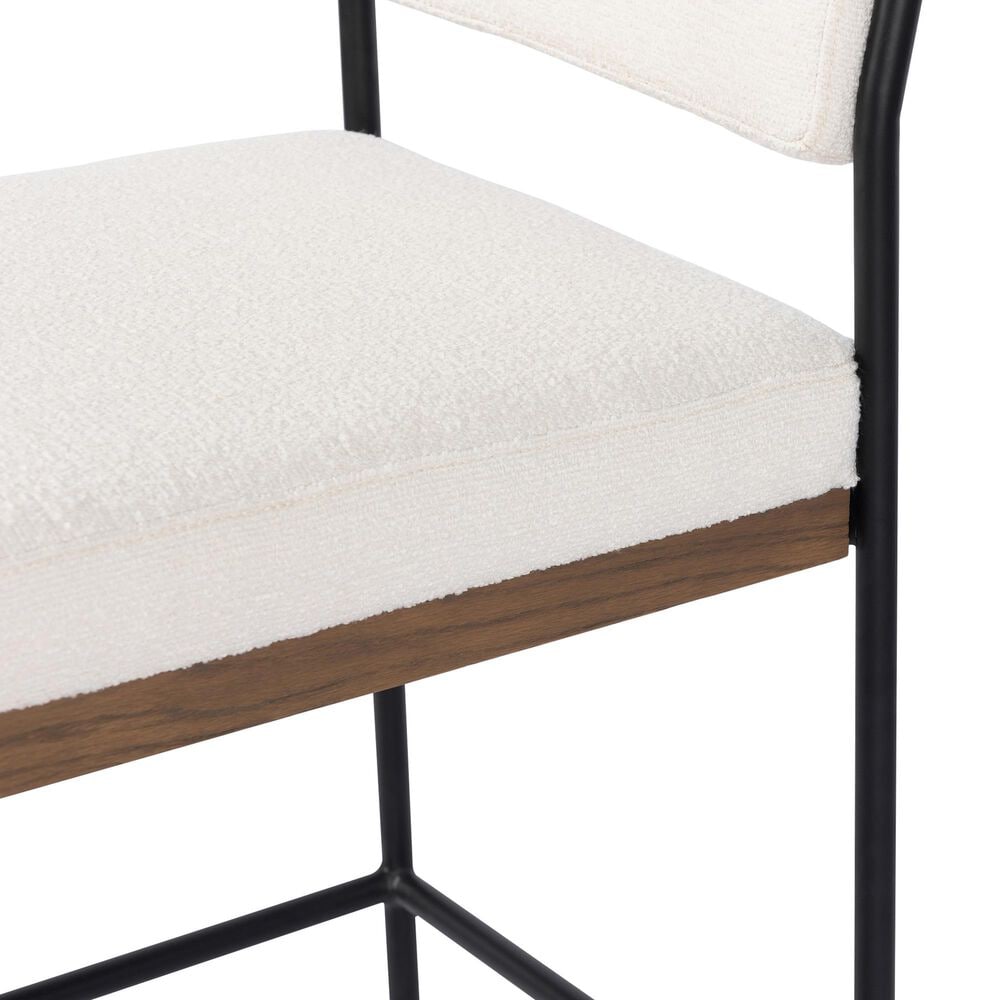 Four Hands Benton Counter Stool in Drifted Oak and Midnight, , large