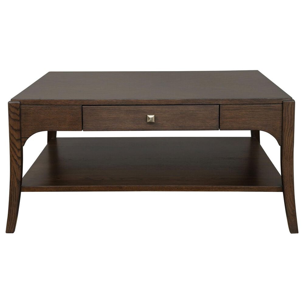 Flexsteel Sylvie Square Coffee Table in Chestnut, , large